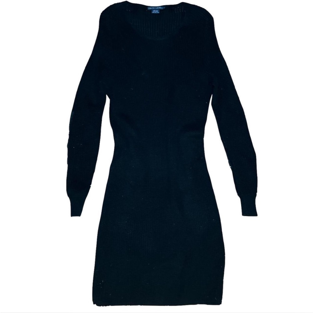 Ralph Lauren Black Long Sleeve Dress